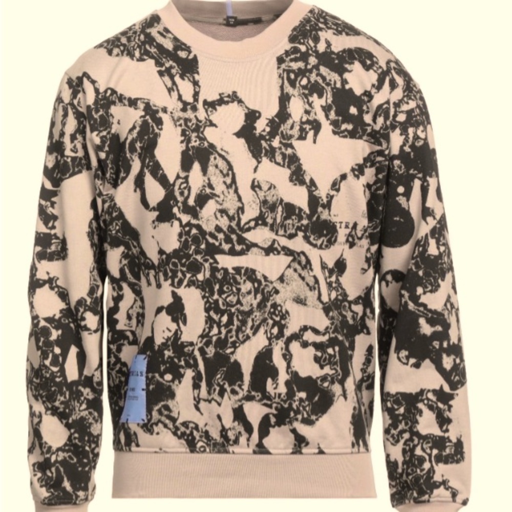 McQ by Alexander McQueen Striae  Body Atlas crew neck Large sweatshirt